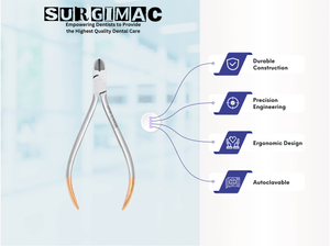 SurgiMac Pin & Ligature Cutter, Stainless Steel, Air Series, 1/Pk 16-2555