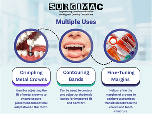 SurgiMac Crown Crimping Plier, Stainless Steel, Air Series, 1/Pk 15-2028