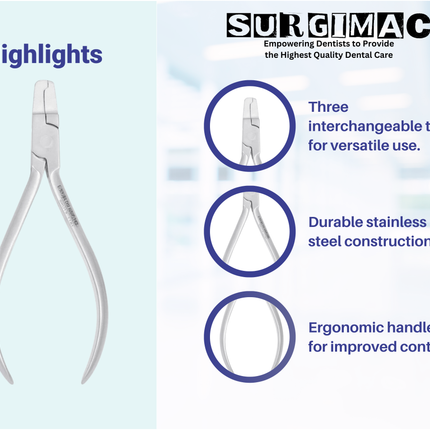 SurgiMac Crown Crimping Plier, Stainless Steel, Air Series, 1/Pk