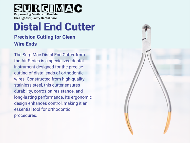 SurgiMac Distal End Cutter, Stainless Steel, Air Series, 1/Pk