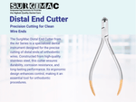 SurgiMac Distal End Cutter, Stainless Steel, Air Series, 1/Pk 16-2559