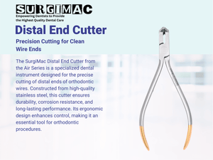 SurgiMac Distal End Cutter, Stainless Steel, Air Series, 1/Pk 16-2559