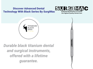 SurgiMac #Gracey 1/2 Curette, Double Ended, Stainless Steel, Black Series, 1/Pk | SurgiMac Dental Supply