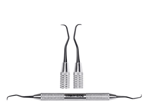 SurgiMac #Gracey 1/2 Curette, Double Ended, Stainless Steel, Black Series, 1/Pk | SurgiMac Dental Supply
