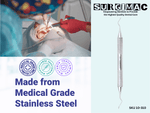 SurgiMac Goldman-Fox Curette, Stainless Steel, Air Series, 1/Pk 10-310
