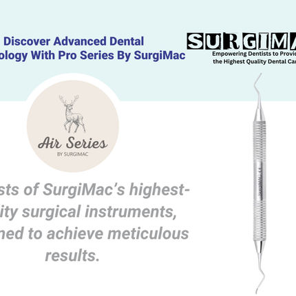 SurgiMac Goldman-Fox Curette, Stainless Steel, Air Series, 1/Pk