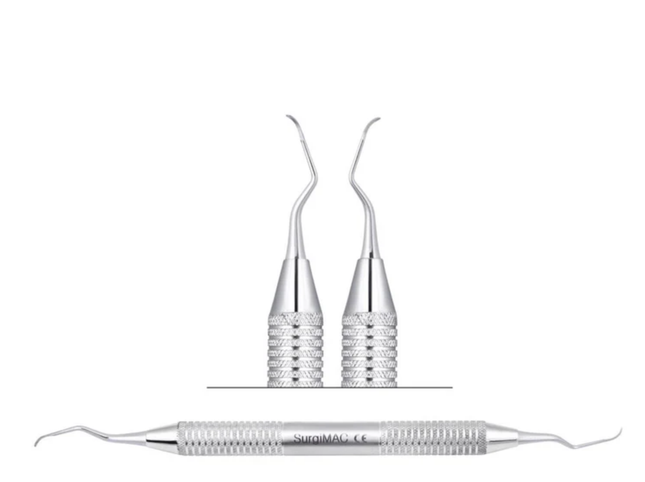 SurgiMac #2R/2L Columbia University Curette, Stainless Steel, Air Series, 1/Pk