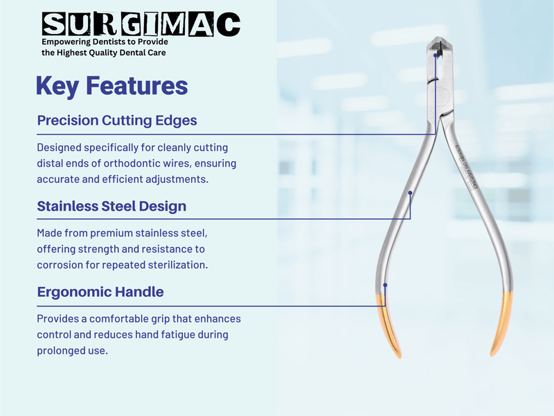 SurgiMac Distal End Cutter, Stainless Steel, Air Series, 1/Pk 16-2559