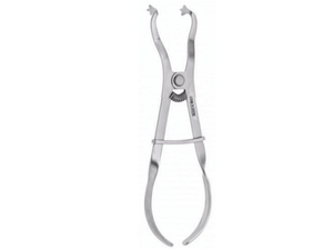 SurgiMac Ivory Rubber Dam Clamp Forceps, Stainless Steel, Eco Series, 1/Pk | SurgiMac Dental Supply