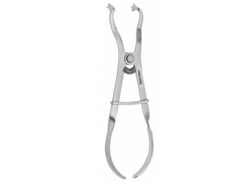 SurgiMac Ivory Rubber Dam Clamp Forceps, Stainless Steel, Eco Series, 1/Pk | SurgiMac Dental Supply