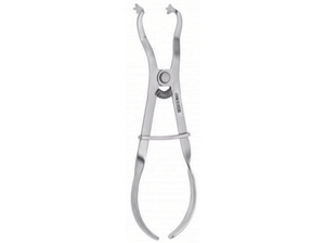 Ivory Rubber Dam Clamp Forceps, Stainless Steel 29-0763