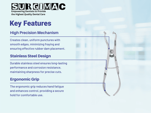 Ivory Rubber Dam Clamp Forceps, Stainless Steel 29-0763