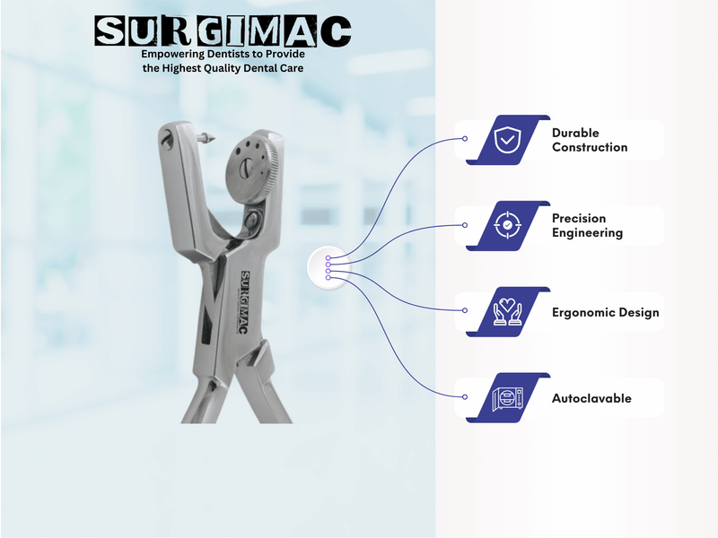 Ainsworth Rubber Dam Punch, Stainless Steel, Air Series, 1/Pk 12-1101
