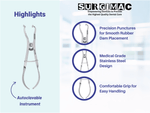 Ivory Rubber Dam Clamp Forceps, Stainless Steel 29-0763