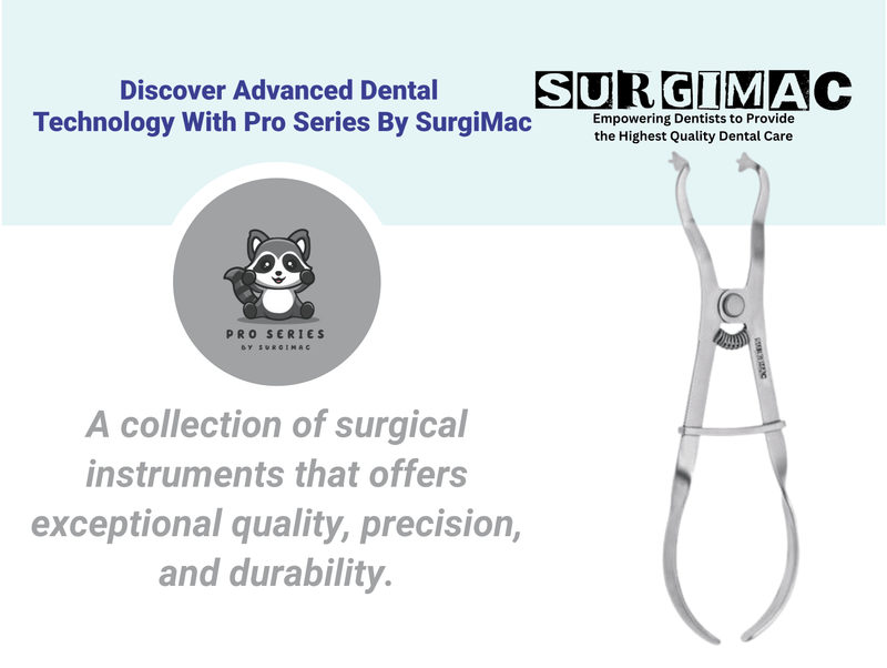 Ivory Rubber Dam Clamp Forceps, Stainless Steel 29-0763