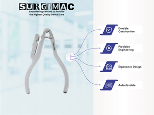 SurgiMac Ivory Rubber Dam Punch, Stainless Steel, Air Series, 1/Pk 12-1102
