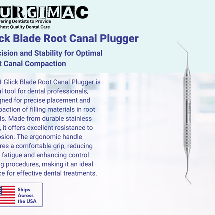 1 Glick Blade Root Canal Plugger, Stainless Steel, Air Series, 1/Pk