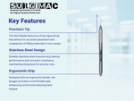 Premium D11 Root Canal Plugger .40 mm Stainless Steel by SurgiMac 12-803