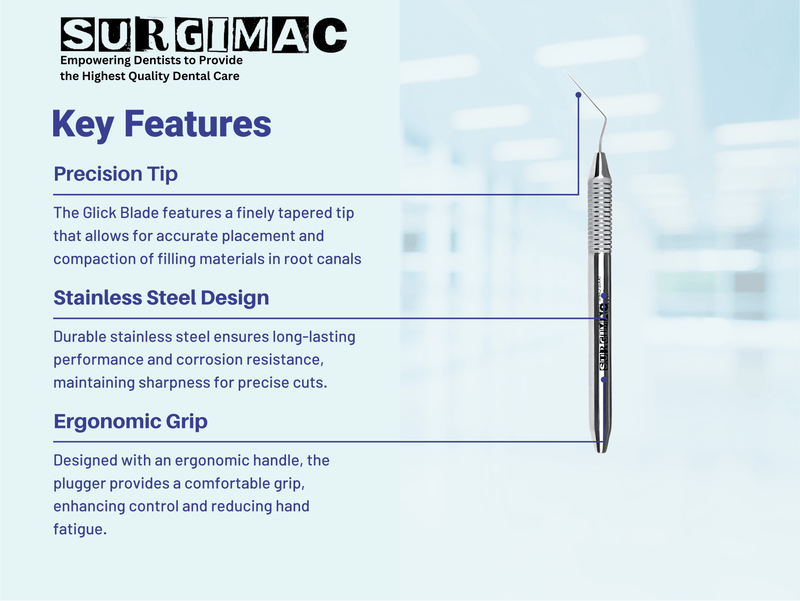 Premium D11 Root Canal Plugger .40 mm Stainless Steel by SurgiMac 12-803