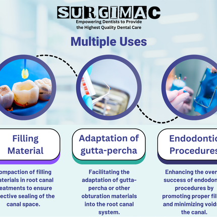 SurgiMac #D11 Root Canal Plugger, Single Ended, Stainless Steel, Hexa Series, 1/Pk