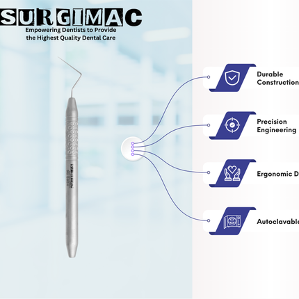 SurgiMac #D11 Root Canal Plugger, Single Ended, Stainless Steel, Hexa Series, 1/Pk