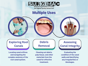 SurgiMac DG16 Endodontic Explorer, Double-Ended, Stainless Steel, Air Series, 1/Pk | SurgiMac Dental Supply