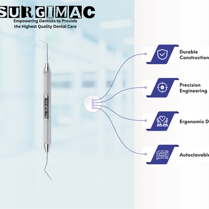 DG16 Endodontic Explorer, Double-Ended, Stainless Steel, Air Series, 1/Pk