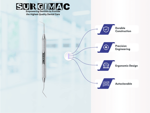 SurgiMac DG16 Endodontic Explorer, Double-Ended, Stainless Steel, Air Series, 1/Pk | SurgiMac Dental Supply