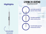 SurgiMac DG16 Endodontic Explorer, Double-Ended, Stainless Steel, Air Series, 1/Pk | SurgiMac Dental Supply