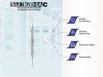 SurgiMac #1 Glick Blade Root Canal Plugger, 3.1 mm and 1mm, Stainless Steel, Air Series, 1/Pk | SurgiMac Dental Supply