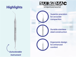 SurgiMac #1 Glick Blade Root Canal Plugger, 3.1 mm and 1mm, Stainless Steel, Air Series, 1/Pk | SurgiMac Dental Supply