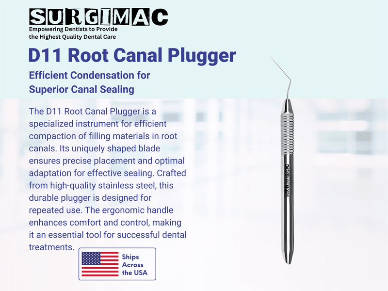 Premium D11 Root Canal Plugger .40 mm Stainless Steel by SurgiMac 12-803