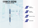 #33L Endodontic Excavator, Double Ended, Blue, Stainless Steel, Air Series, 1/Pk 12-933