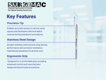 DG16 Endodontic Explorer, Double-Ended, Stainless Steel, Slim Series, 1/Pk. 12-811s