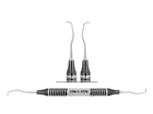 SurgiMac #Gracey 1/2 Curette, Double Ended, Black Handle, Stainless Steel, Air Series, 1/Pk