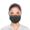 Level 3 Ear-Loop Masks 4-Layer, 4-Fold BlackCat 50/bx, 20 bx/cs