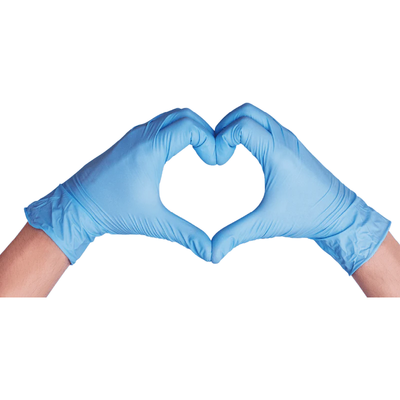 SurgiMac Nitrile Exam Gloves, Chemo Tested, Blue, MacFit
