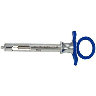 Miltex GripRite Metric Petite Aspirating Syringe with Blue Silicone Grips 76-40 76-40