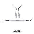 SurgiMac Grisdale Bone Condenser, 1.0/1.7mm, Black(TiN) Tips, Bone Grafting Plugger, 8-11-13-15-18mm, Double-Ended, Stainless Steel, Air Series, 1/Pk | SurgiMac Dental Supply