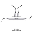 SurgiMac Grisdale Bone Condenser, 1.7/2.0mm Bone Grafting Plugger, Black(TiN) Tips, 8-11-13-18mm, Stainless Steel, Air Series, 1/Pk | SurgiMac Dental Supply