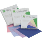 Hygenic Fiesta 6" x 6" Thin Latex Dental Dam, Fruit Scented Assorted Colors | SurgiMac Dental Supply