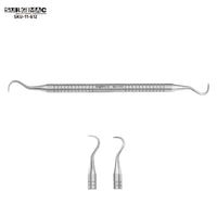 SurgiMac #H6/H7 Hygienist Scaler, Ergonomic Handle, Stainless Steel, Eco Series, 1/Pk | SurgiMac Dental Supply