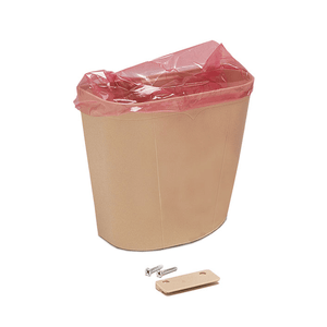 Handi-Hopper 7" x 4" x 6-3/8" Deep - Gray Small Plastic Waste Receptacle | SurgiMac Dental Supply