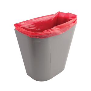Handi-Hopper 7" x 4" x 6-3/8" Deep - Gray Small Plastic Waste Receptacle | SurgiMac Dental Supply