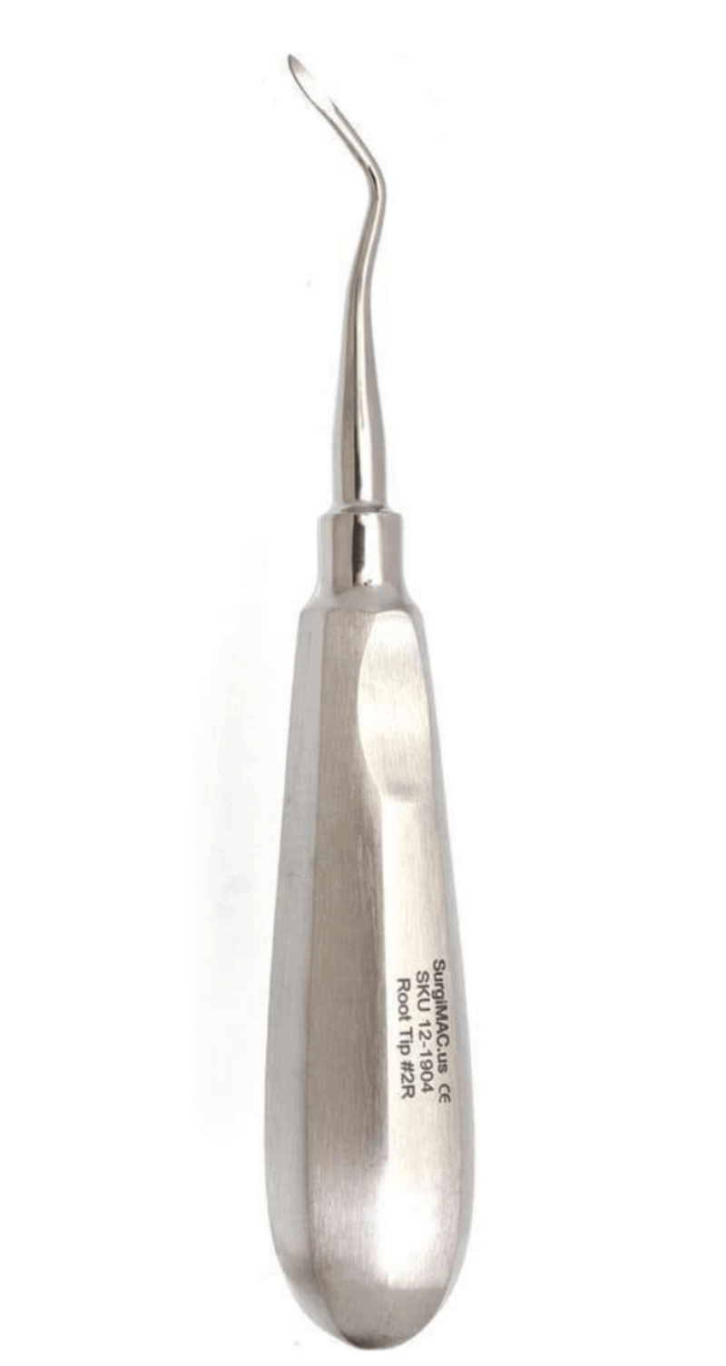 SurgiMac #3 Heidbrink Root Tip Pick, Right, Extraction Elevators, Stainless Steel, Pro Series, 1/Pk | SurgiMac Dental Supply