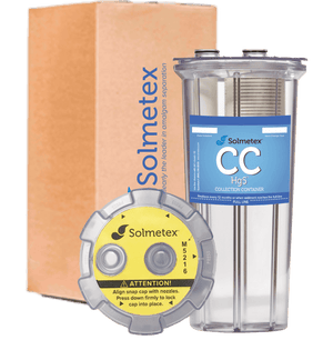 Solmetex Hg5™ Collection Container with Recycle Kit | SurgiMac Dental Supply