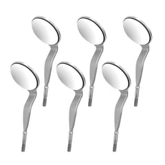 Hu-Friedy Size 5 Double Sided Cone Socket Mirror Head, Rhodium-Coated - 6/Pk | SurgiMac Dental Supply
