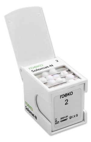 Roeko Solomat-N Cotton #1 Pellet Refills, 6.3 mm, package of 6 cartridges | SurgiMac Dental Supply