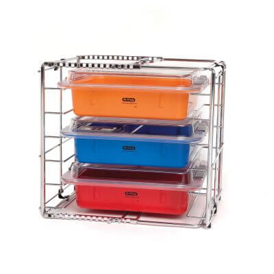 Hu-Friedy Signature Series™ Adjustable 3 Tub Rack | SurgiMac Dental Supply