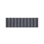 Instrument Mat 6-3/4" x 2" x 3/8", Non-Slip Soft Material, Holds 10 | SurgiMac Dental Supply